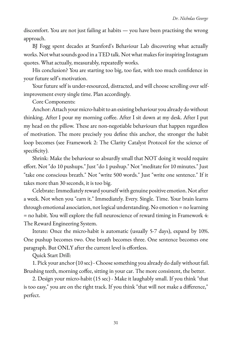 Page 31: Framework 1, core components